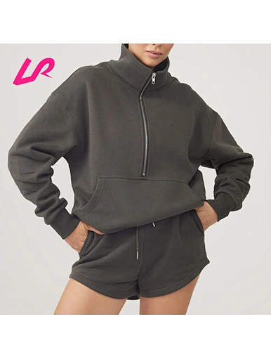 half zip sweatshirt